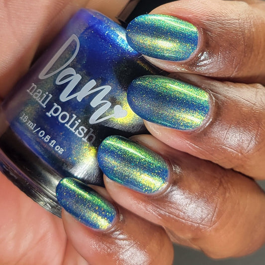 Carnival - Blue Nail Polish - Shimmer Nail Polish - Celebraciones en España Trio