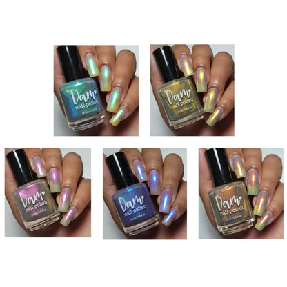 Trust the Shimmer Collection - Set of 5 Shimmer Nail Polishes