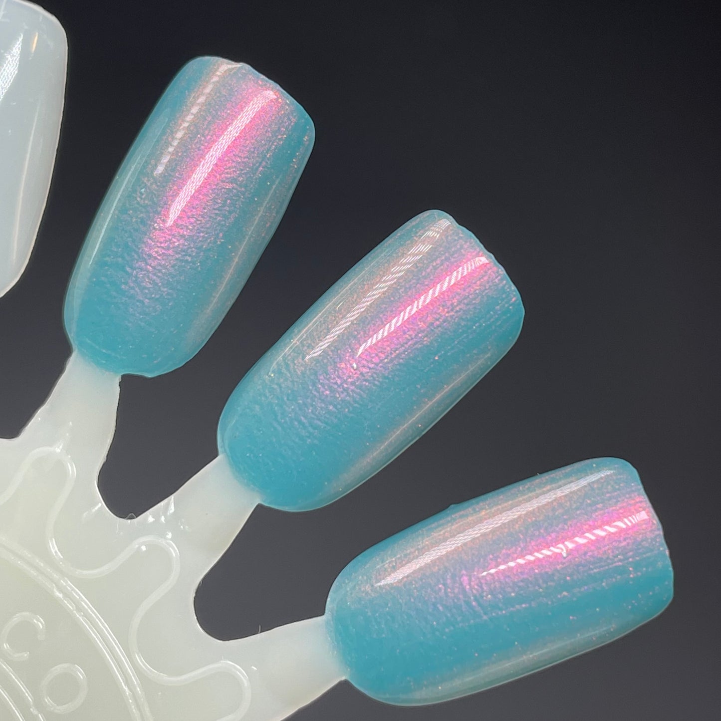 Hidden Garden Spring  - Teal Nail Polish - Shimmer Nail Polish - The Secret Fairy Garden - Dam Nail Polish