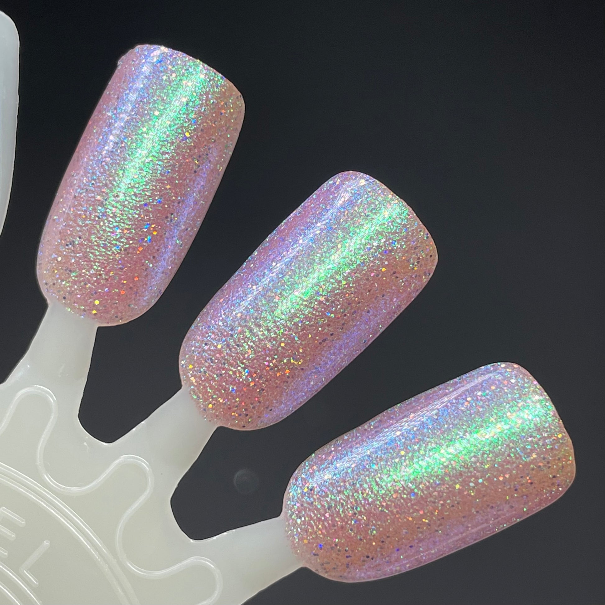 A Dash of Pixie Dust - Pink Nail Polish - Shimmer Nail Polish - Holographic Nail Polish - The Secret Fairy Garden - Dam Nail Polish