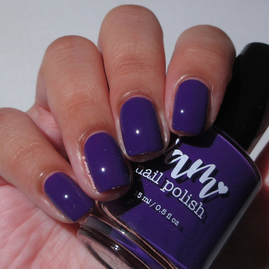 COMING SOON 10/9: Nightly Violet - Purple Nail Polish - Cream Nail Polish - Creme Connection Facebook Group Exclusive 2026