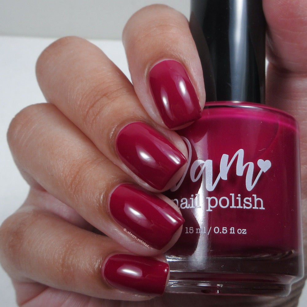 Very Cranberry - Pink Nail Polish - Cream Nail Polish - Fall Nail Polish - Autumn Harvest Creams - Dam Nail Polish