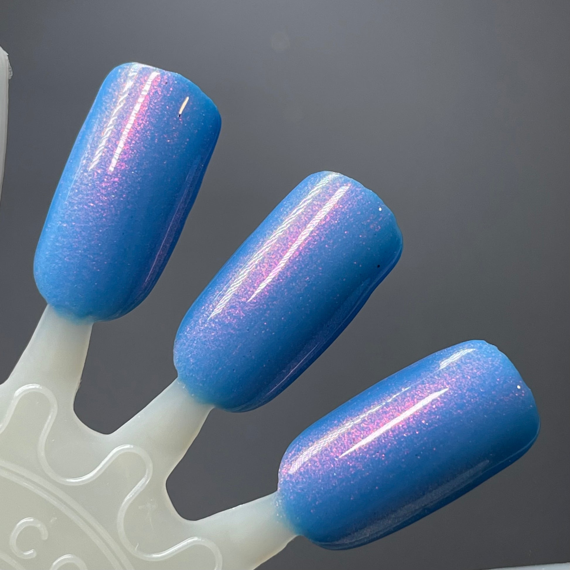 Pro Choice AF - Blue Nail Polish - Shimmer Nail Polish - Abortion Funds Charity Polish - Dam Nail Polish