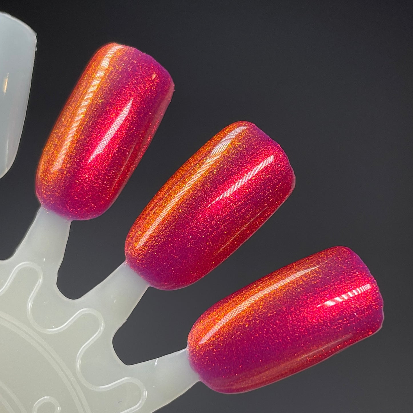 Bit of Mess But Doing My Best - Red Nail Polish - Shimmer Nail Polish - July 2026 POTM
