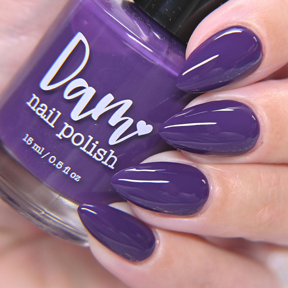 Big Eggplant Energy - Purple Nail Polish - Cream Nail Polish - Fall Nail Polish - Autumn Harvest Creams