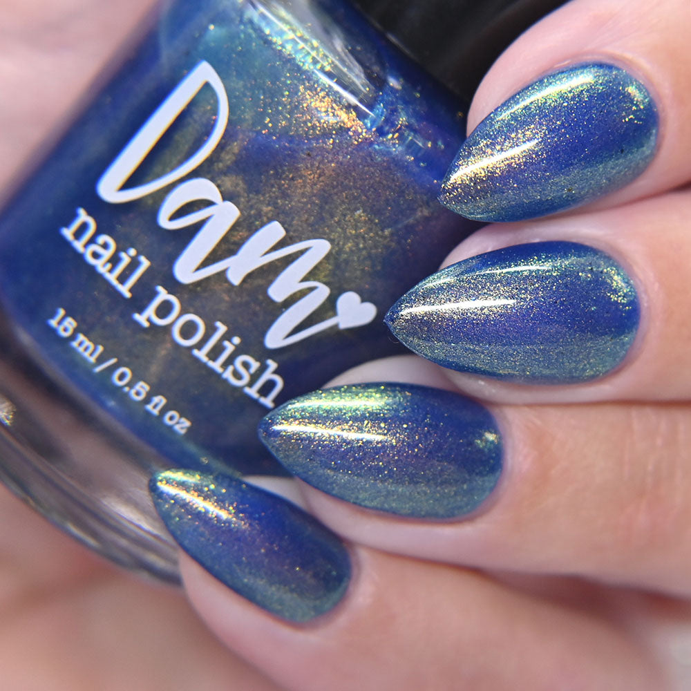 Carnival - Blue Nail Polish - Shimmer Nail Polish - Celebraciones en España Trio - Dam Nail Polish