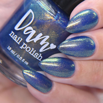 Carnival - Blue Nail Polish - Shimmer Nail Polish - Celebraciones en España Trio - Dam Nail Polish