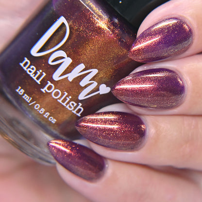 Feria de Abril - Purple Nail Polish - Shimmer Nail Polish - Celebraciones en España Trio