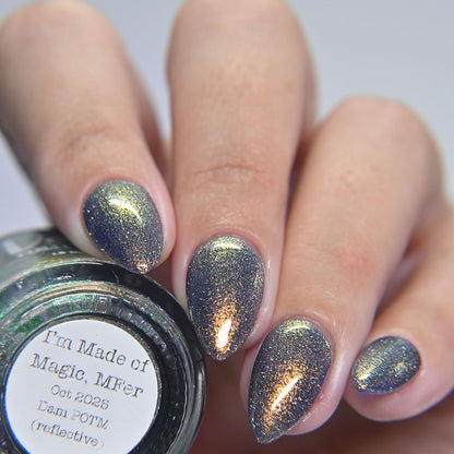 PRE ORDER: I'm Made of Magic, MFer - Purple Nail Polish - Reflective Nail Polish - October 2025 POTM - Turnaround time up to ~6 weeks