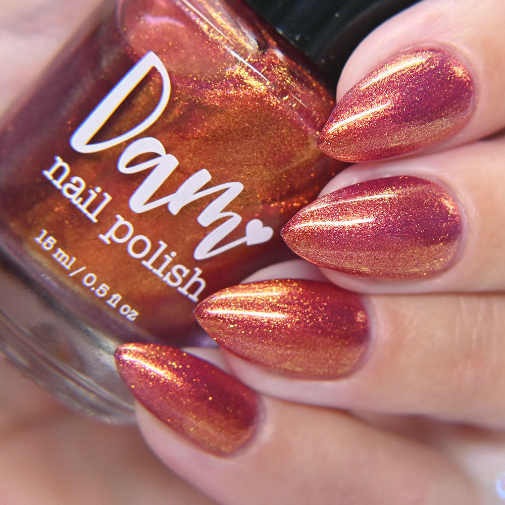 Las Fallas - Pink Nail Polish - Shimmer Nail Polish - Celebraciones en España Trio