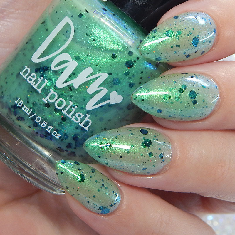 Matcha Made in Heaven - Light Green Crelly Nail Polish - Boba Collection - Dam Nail Polish