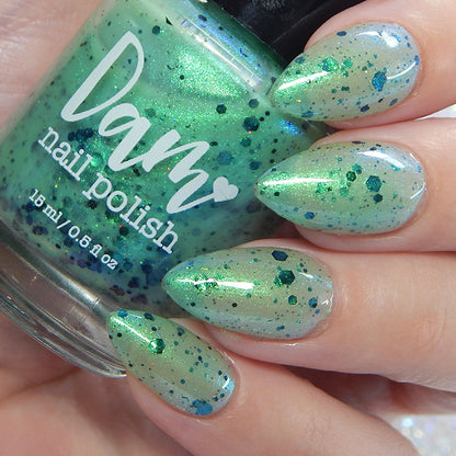 Matcha Made in Heaven - Light Green Crelly Nail Polish - Boba Collection - Dam Nail Polish