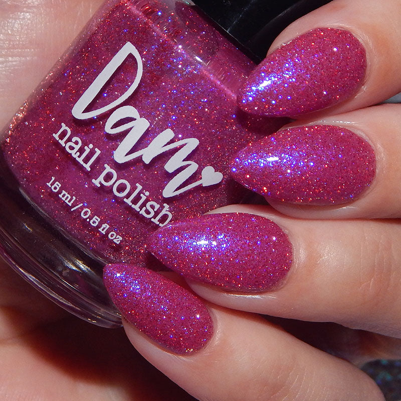 The Windy City - Pink Reflective Nail Polish - Glitter Nail Polish - PBE Exclusive - Dam Nail Polish