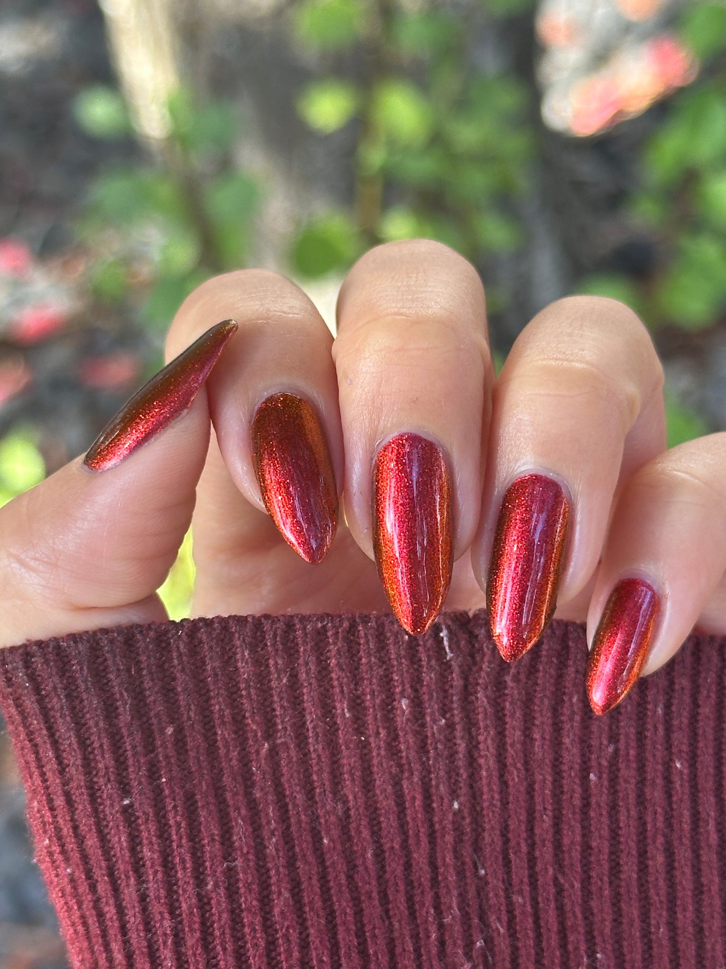 Don't Disturb the Damned - Red Nail Polish - Multichrome Nail Polish - Ghostly Collection - Halloween 2025 - Dam Nail Polish