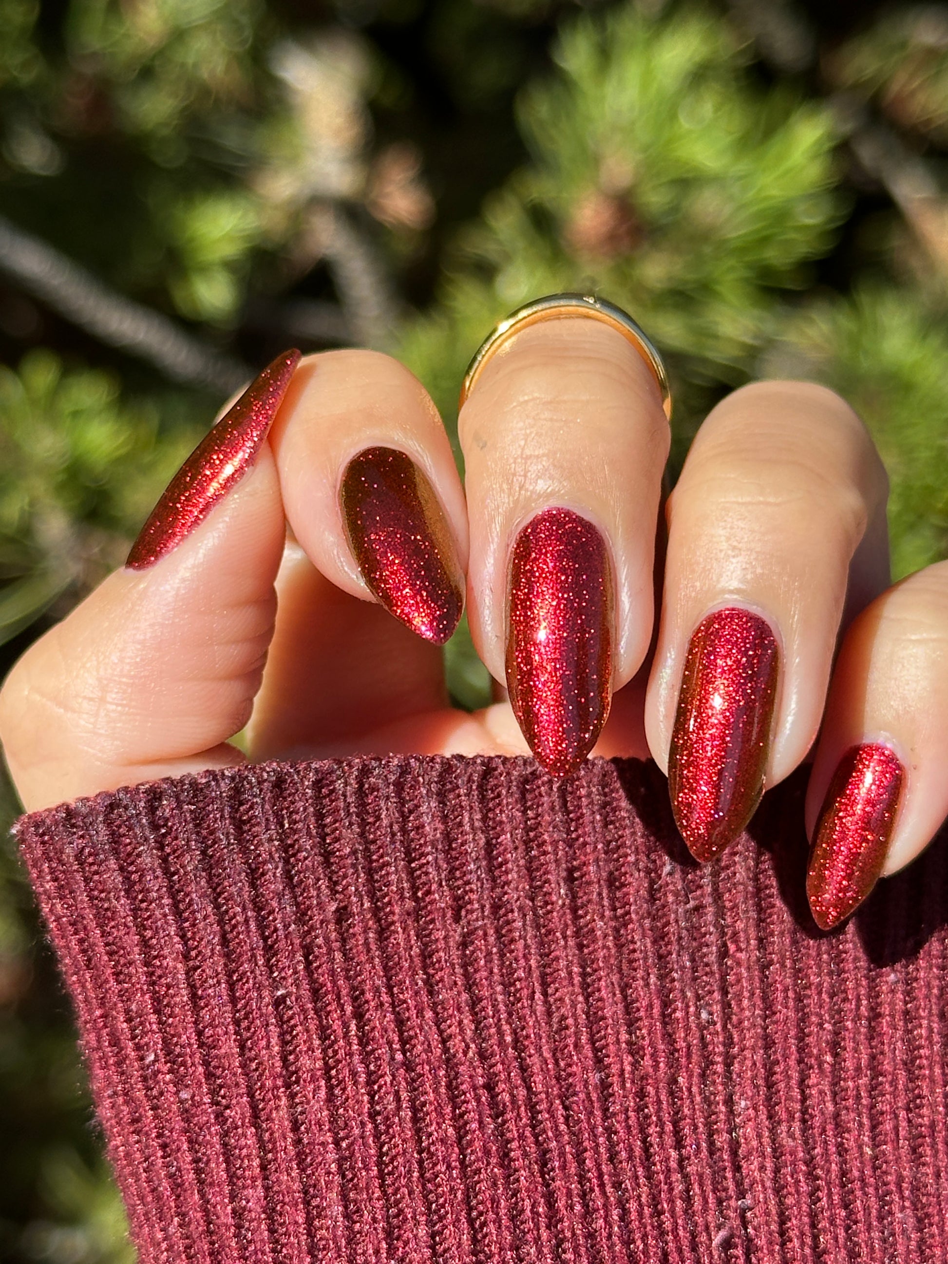 Don't Disturb the Damned - Red Nail Polish - Multichrome Nail Polish - Ghostly Collection - Halloween 2025 - Dam Nail Polish