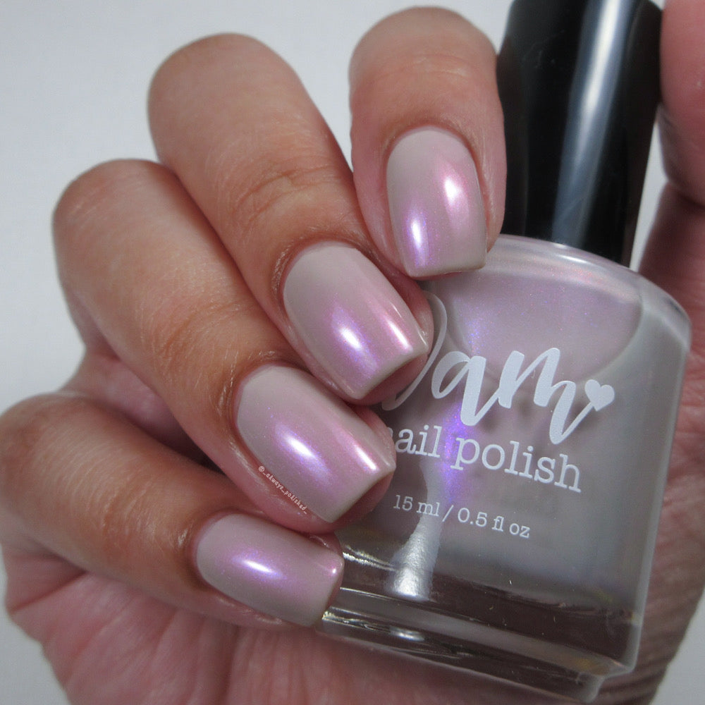 They Ghosted Me! - Taupe Nail Polish - Shimmer Nail Polish - Ghostly Collection - Halloween 2025 - Dam Nail Polish