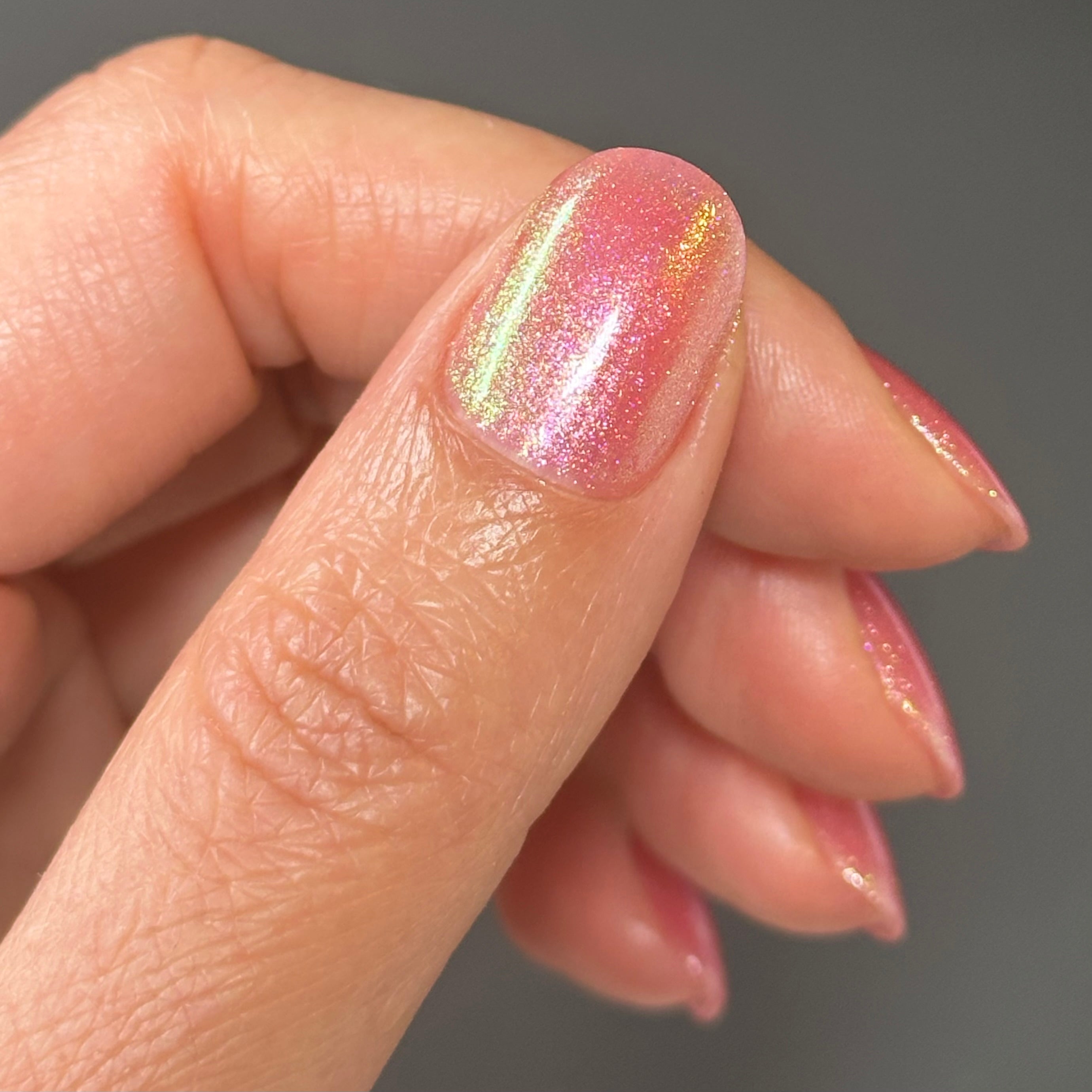 Strawberry Lemonade - Pink Shimmer Nail Polish - Alex's Lemonade