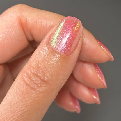 COMING SOON 2/13 NOON ET: Strawberry Lemonade - Pink Shimmer Nail Polish - Alex's Lemonade Stand Charity Polish - Dam Nail Polish