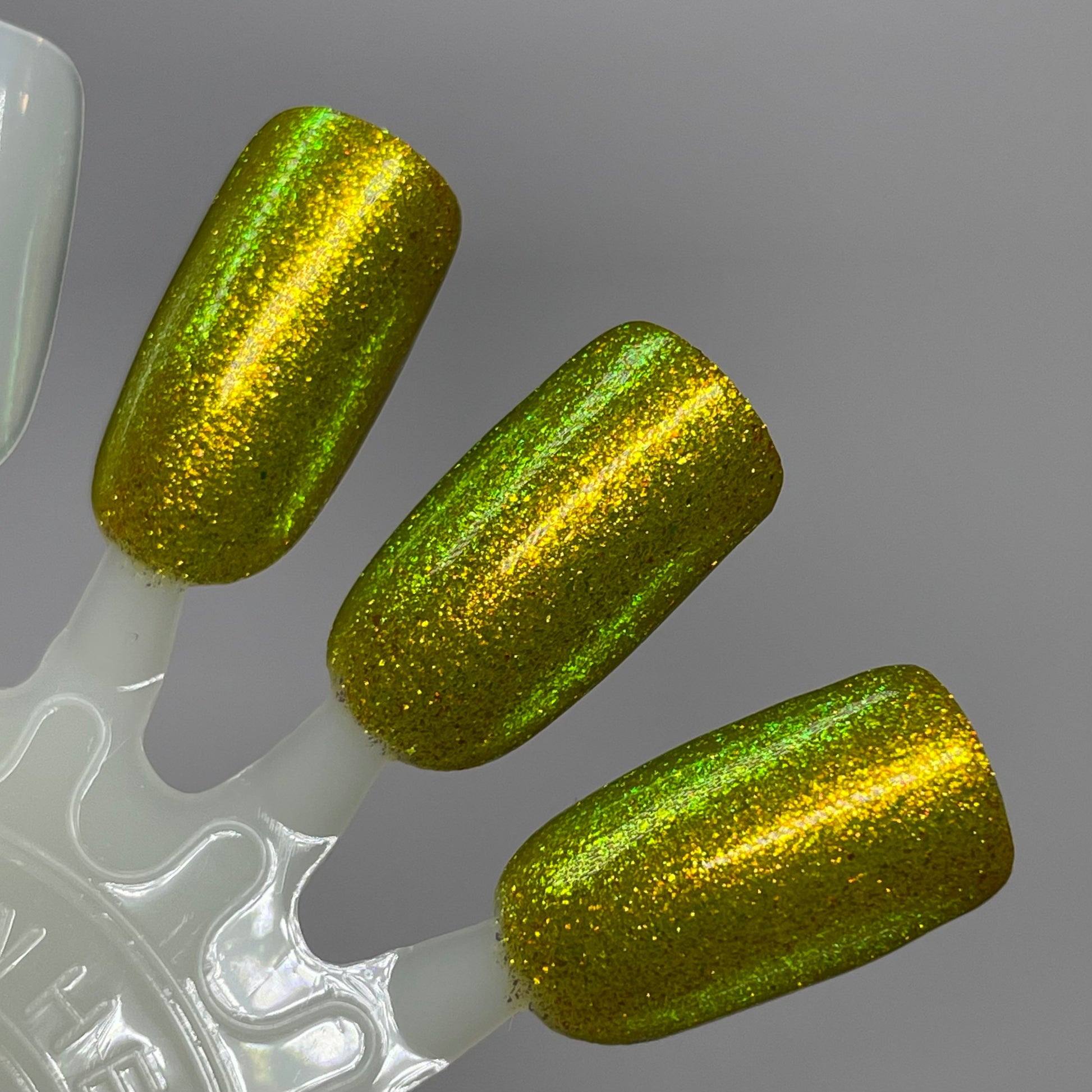 Just Mossing Around - Yellow Nail Polish - Shimmer Nail Polish - The Secret Fairy Garden - Dam Nail Polish