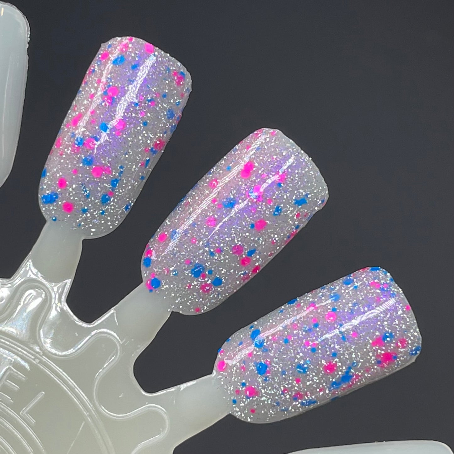 Just Squidding Around - Purple Silver Nail Polish - Reflective Glitter Nail Polish - Squids Fly High Sibling