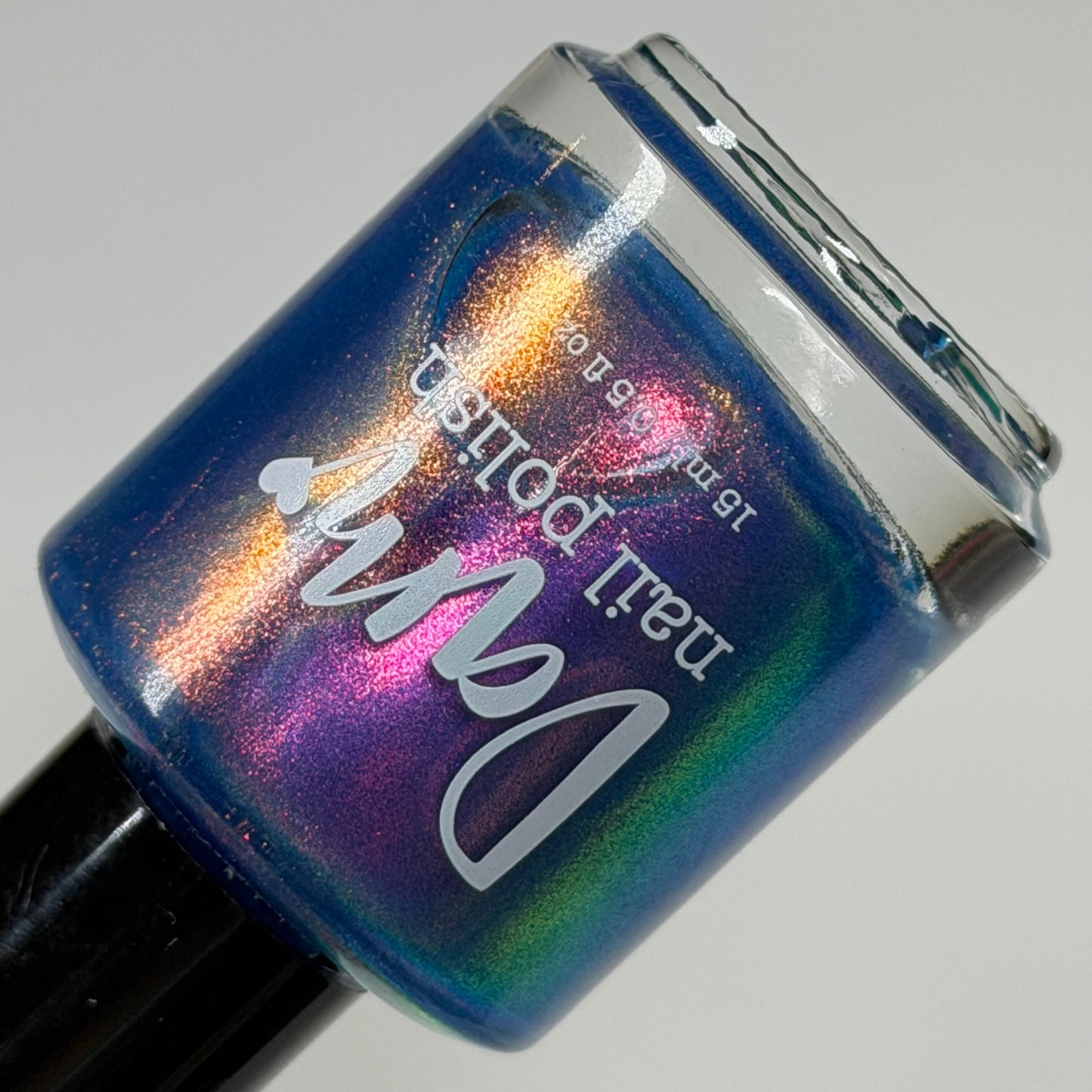 GTFO My Uterus - Blue Shimmer Nail Polish - Abortion Funds Org Polish