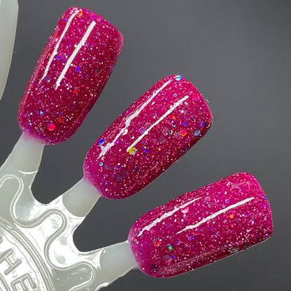 COMING SOON 2/27 NOON ET! PRE ORDER: Color Coordinated Jammies - Pink Nail Polish - Reflective Nail Polish - Glitter Nail Polish - 12 Dam Days of Polish 2025 - Turnaround time ~5 weeks - Dam Nail Polish