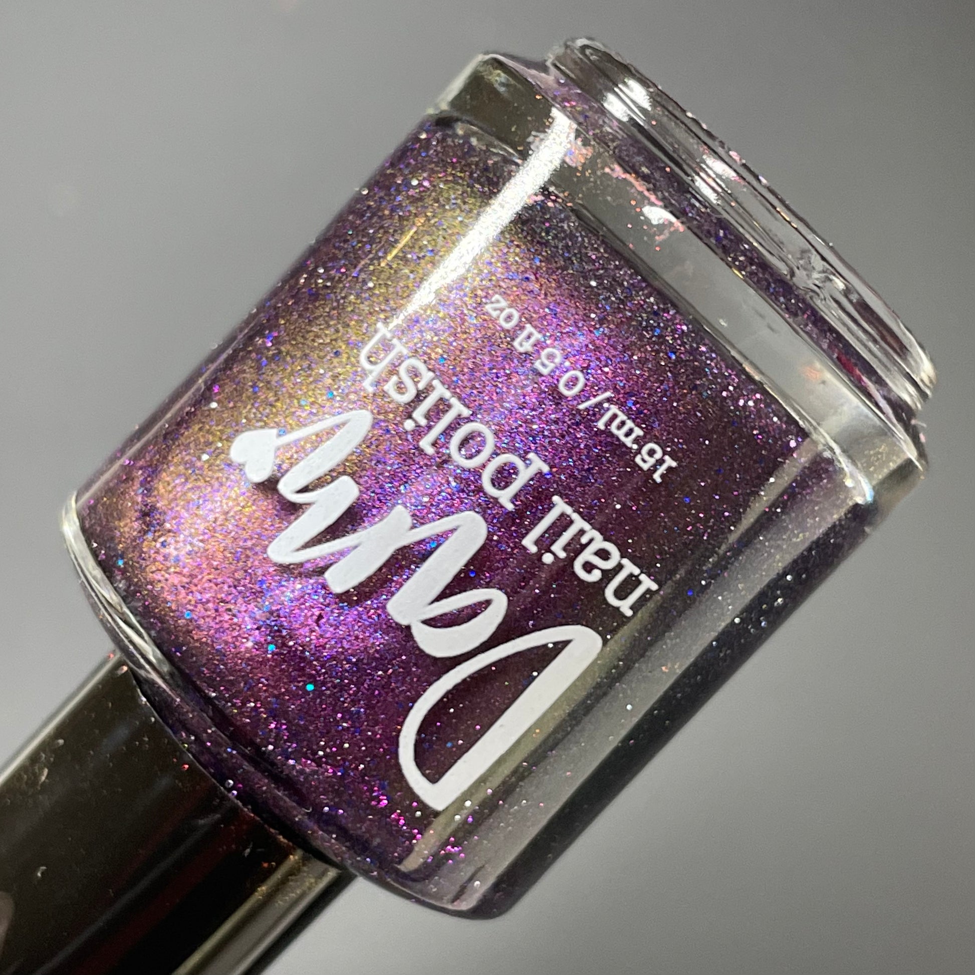 Powerhouse Remix - Blue Reflective Nail Polish - Magnetic Nail Polish - Remix Series - Dam Nail Polish