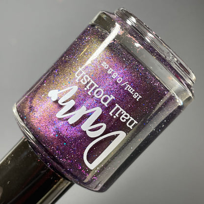 Powerhouse Remix - Blue Reflective Nail Polish - Magnetic Nail Polish - Remix Series - Dam Nail Polish