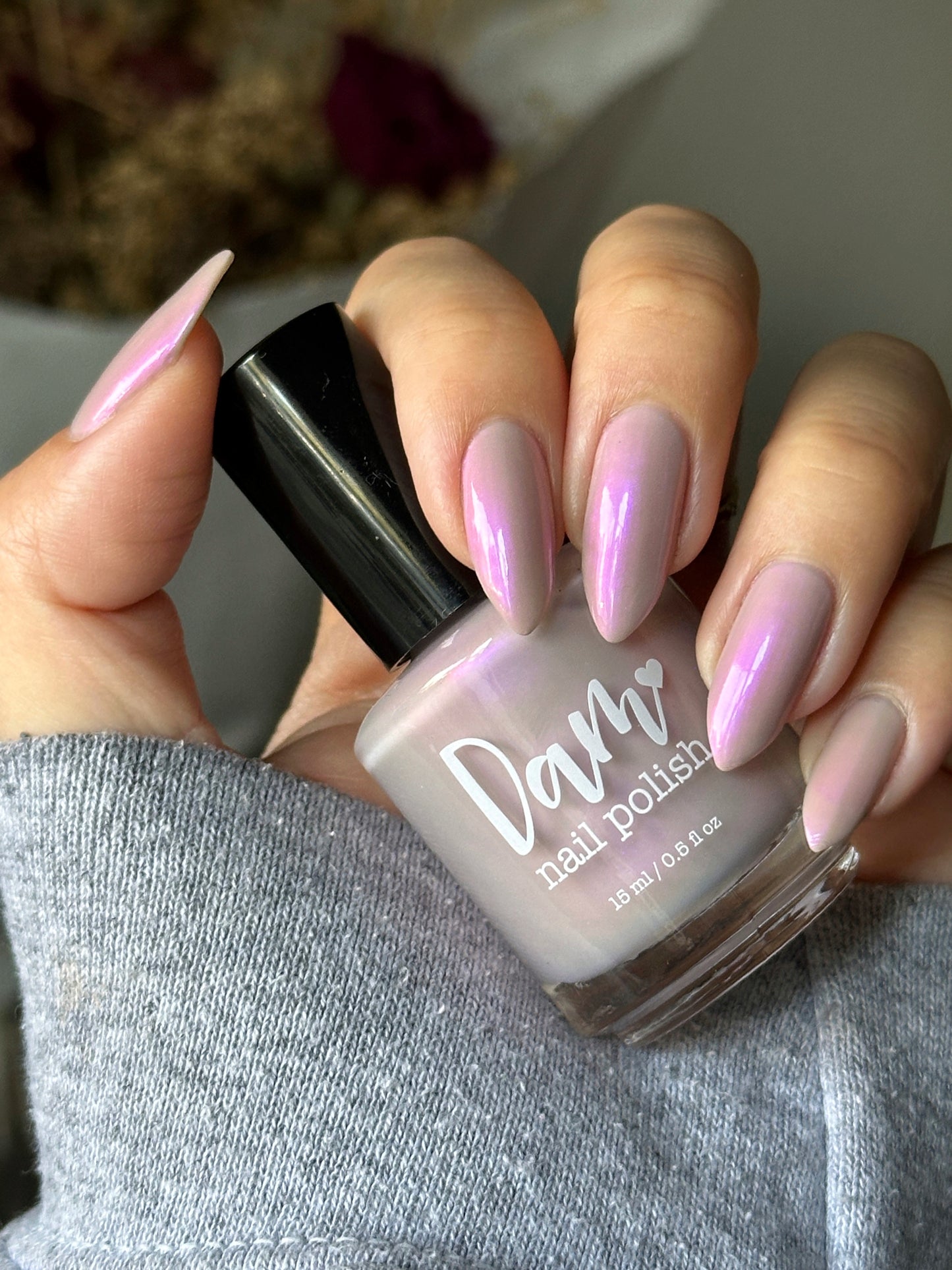 They Ghosted Me! - Taupe Nail Polish - Shimmer Nail Polish - Ghostly Collection - Halloween 2025 - Dam Nail Polish