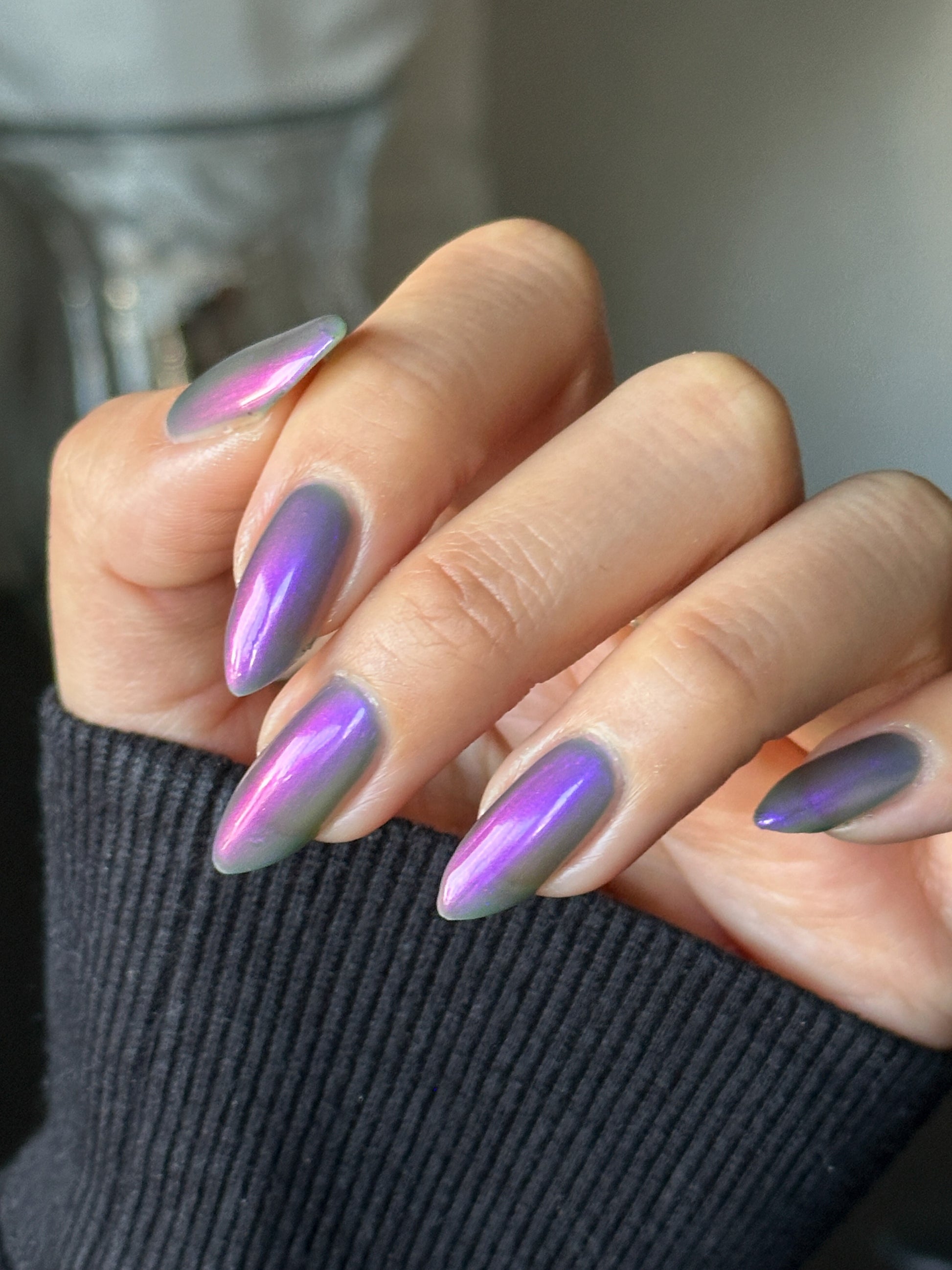 Don’t Be Ghoulish - Gray Nail Polish - Shimmer Nail Polish - Ghostly Collection - Halloween 2025 - Dam Nail Polish