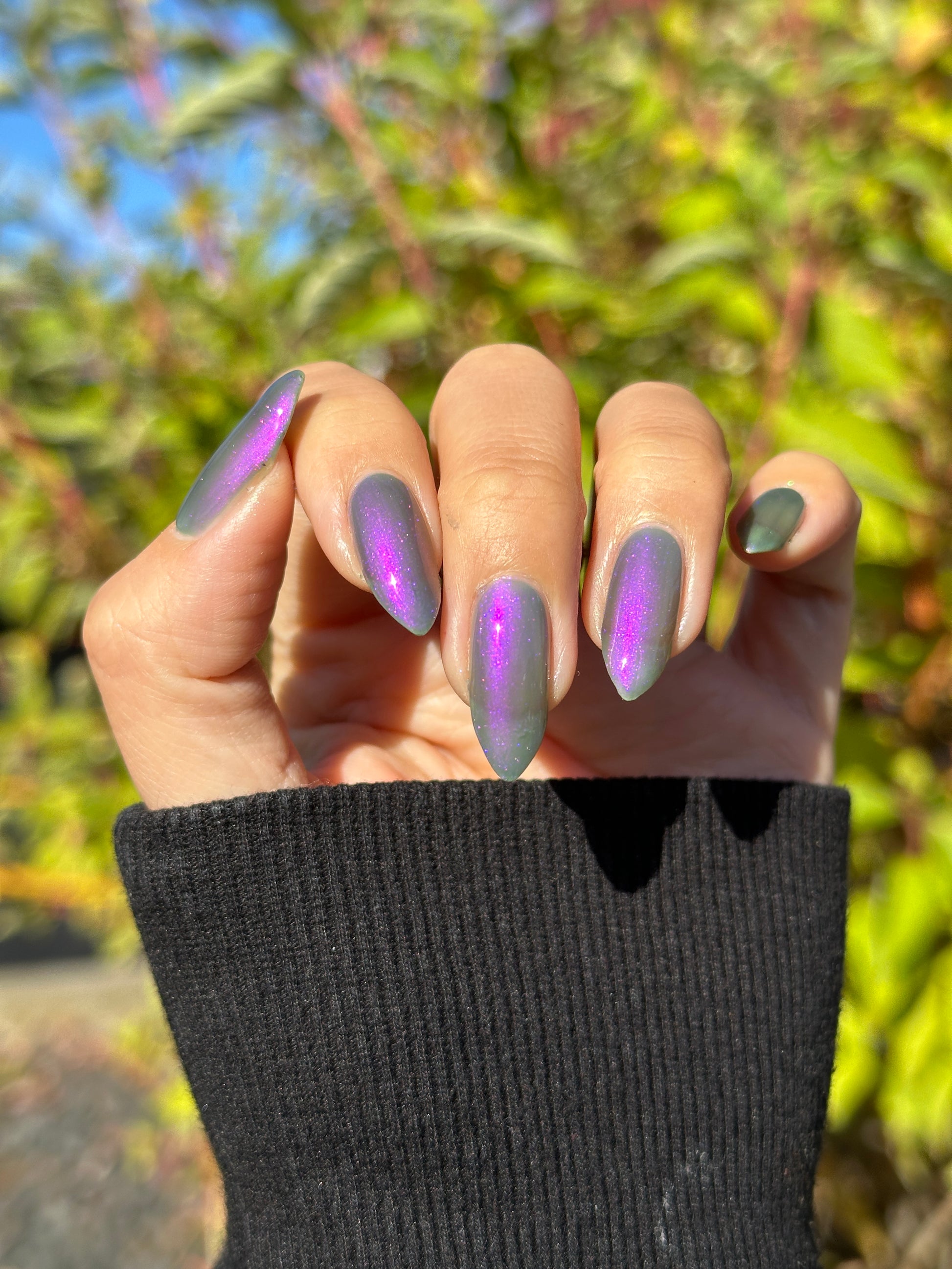 Don’t Be Ghoulish - Gray Nail Polish - Shimmer Nail Polish - Ghostly Collection - Halloween 2025 - Dam Nail Polish