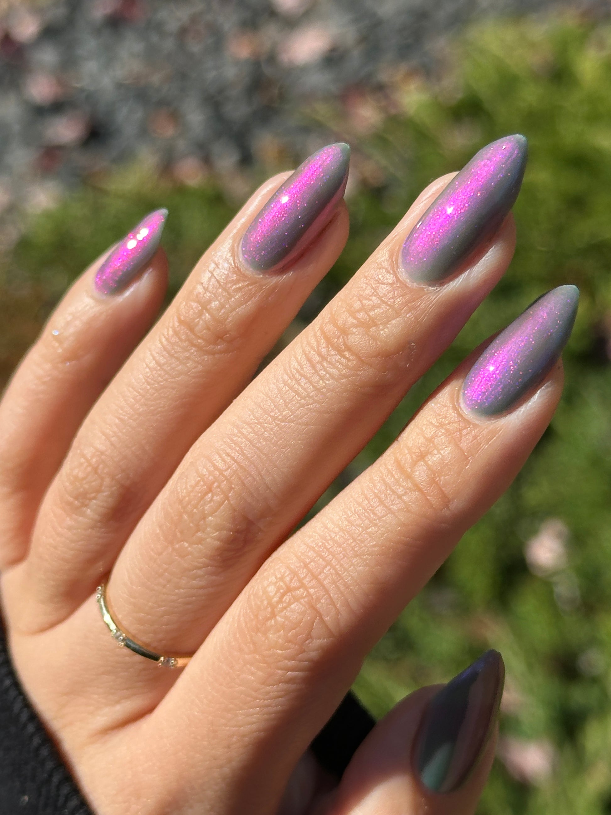 Don’t Be Ghoulish - Gray Nail Polish - Shimmer Nail Polish - Ghostly Collection - Halloween 2025 - Dam Nail Polish