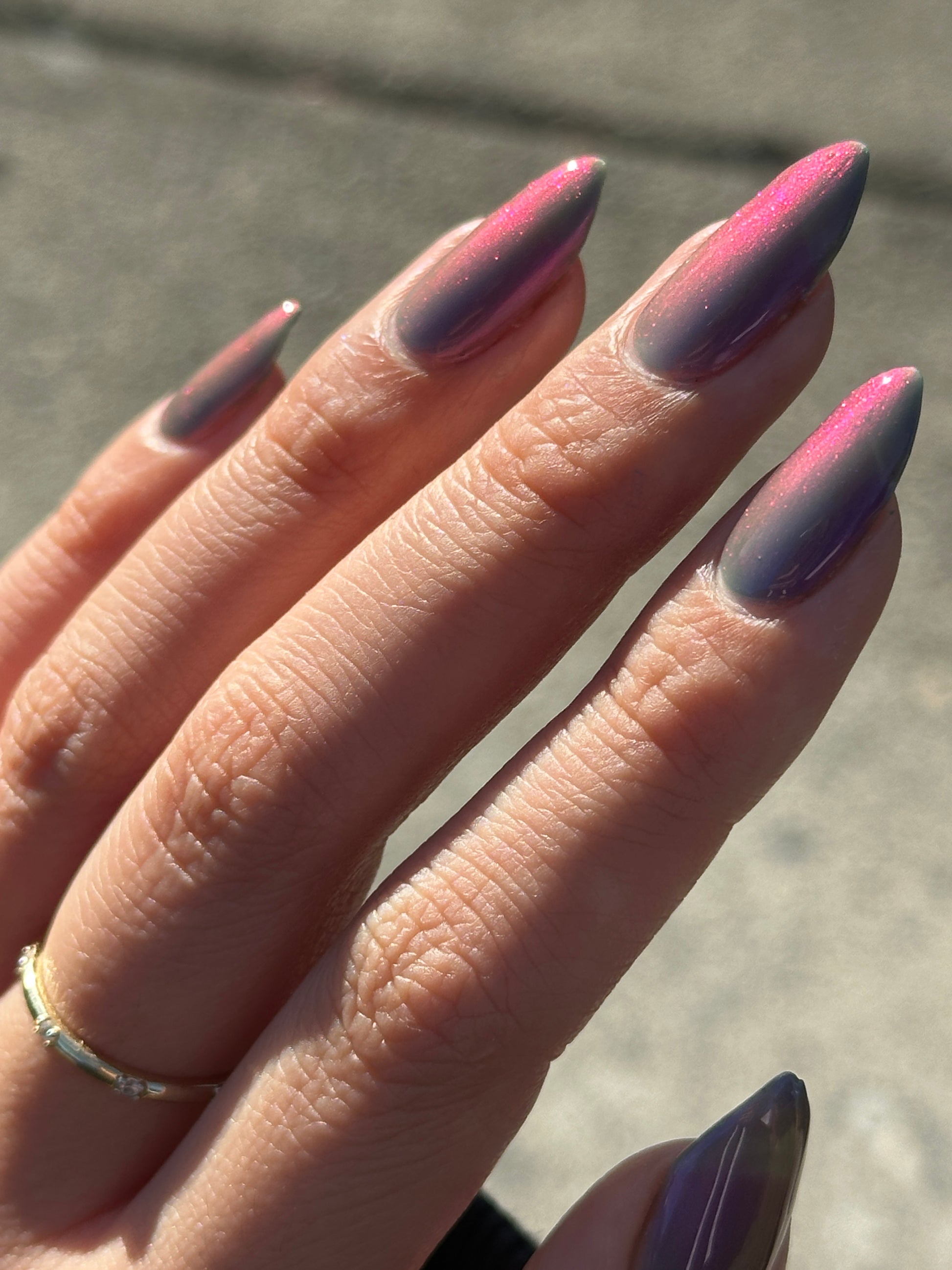 Don’t Be Ghoulish - Gray Nail Polish - Shimmer Nail Polish - Ghostly Collection - Halloween 2025 - Dam Nail Polish