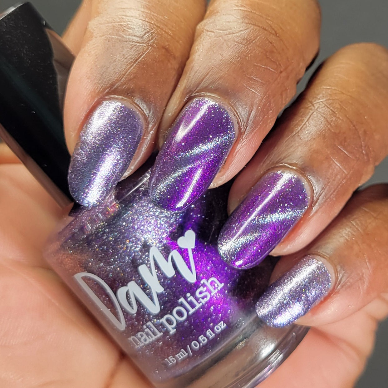 Grand Celebration - Purple Shimmer Magnetic Nail Polish - 10th Anniversary Trio - Dam Nail Polish