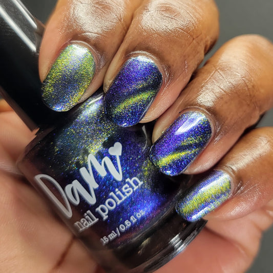 Horse - Blue Purple Magnetic Nail Polish - Multichrome Nail Polish - Chinese Zodiac Collection