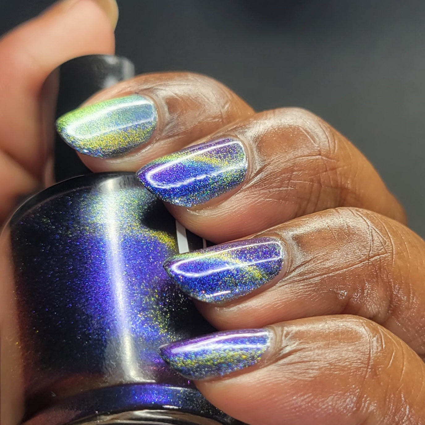 Horse - Blue Purple Magnetic Nail Polish - Multichrome Nail Polish - Chinese Zodiac Collection