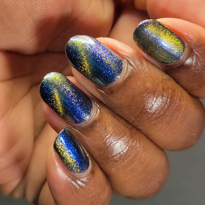 Horse - Blue Purple Magnetic Nail Polish - Multichrome Nail Polish - Chinese Zodiac Collection