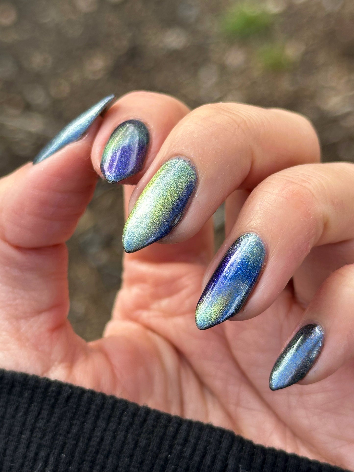 Horse - Blue Purple Magnetic Nail Polish - Multichrome Nail Polish - Chinese Zodiac Collection
