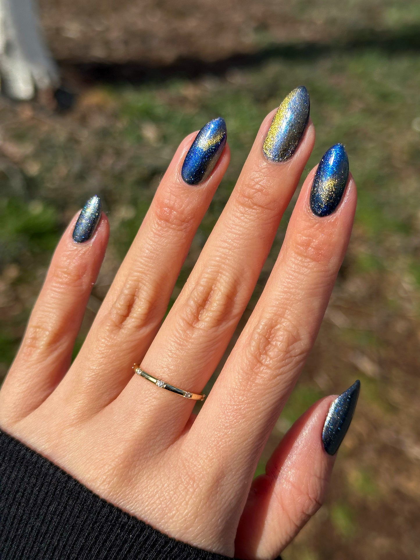 Horse - Blue Purple Magnetic Nail Polish - Multichrome Nail Polish - Chinese Zodiac Collection