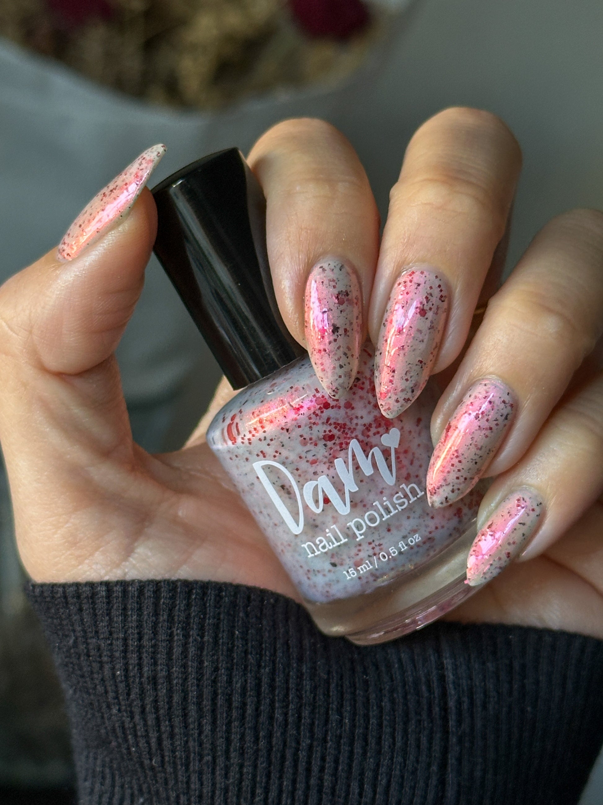 Haunted Hurricane - White Nail Polish - Crelly Nail Polish - Ghostly Collection - Halloween 2025 - Dam Nail Polish