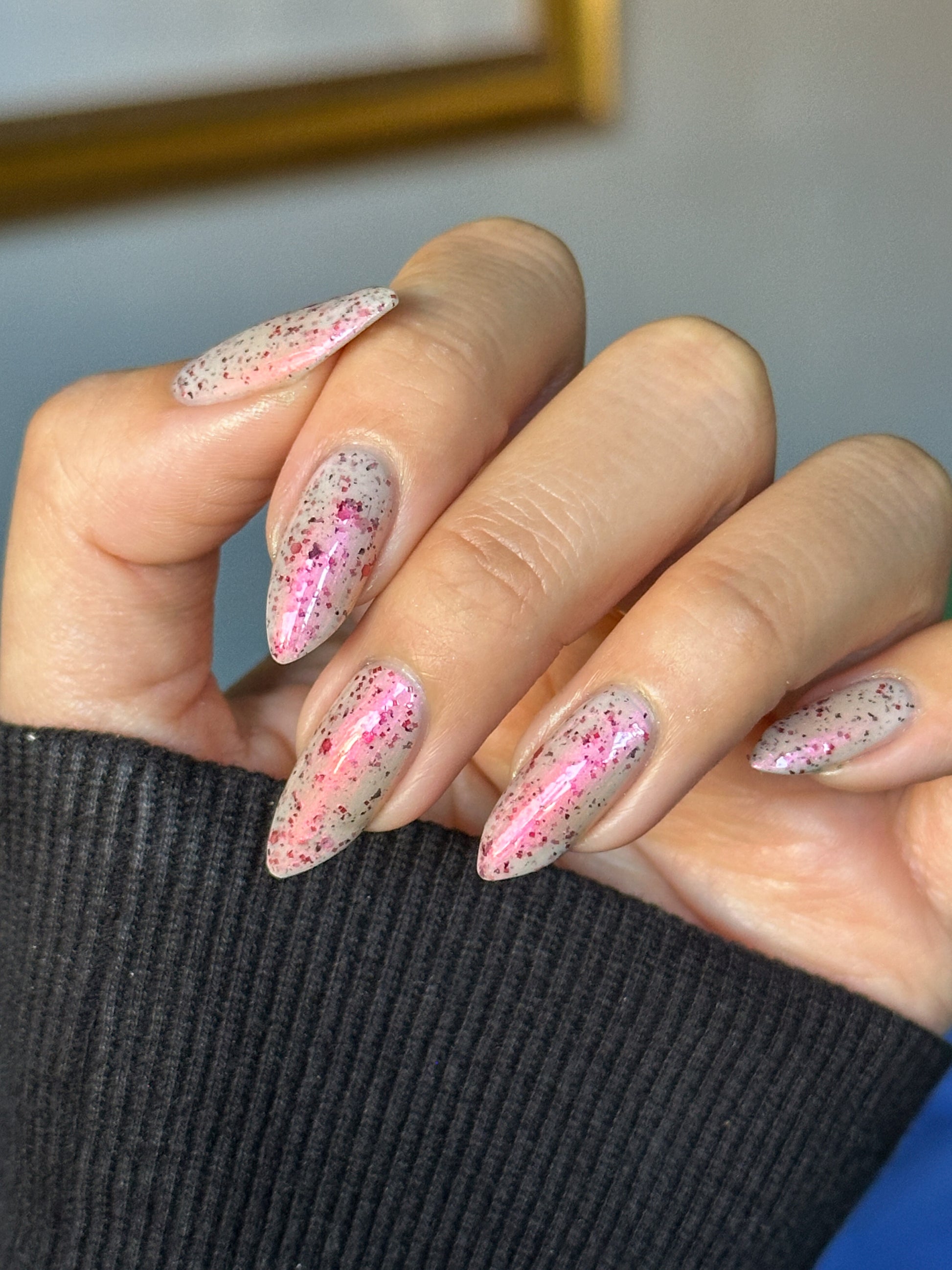 Haunted Hurricane - White Nail Polish - Crelly Nail Polish - Ghostly Collection - Halloween 2025 - Dam Nail Polish