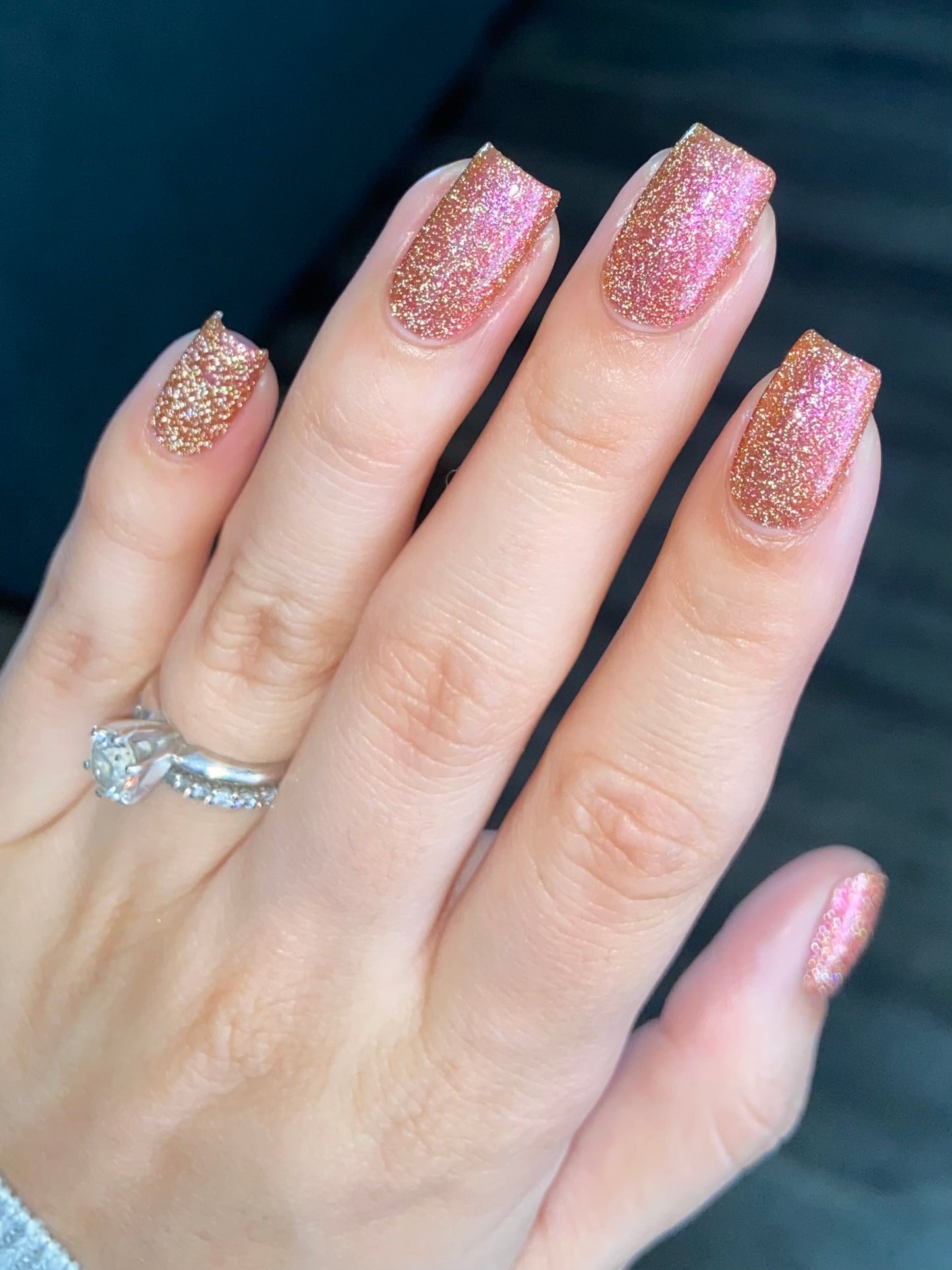 I Like Cheese but I'm Lactose - Pink Nail Polish - Reflective Nail Polish - Shimmer Nail Polish - I'm Not a Robot Series