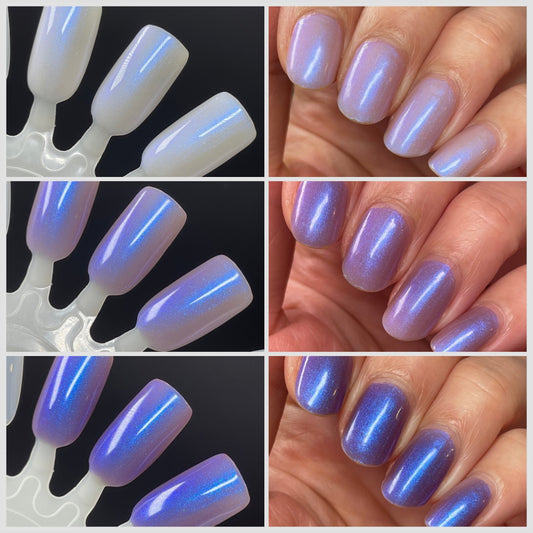 PRE ORDER: Merely a Mirage - Gray Solar Shimmer Nail Polish - Turnaround time up to ~5 weeks