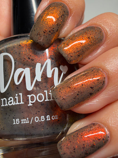 COMING SOON 10/9: Boo-kworm - Gray Nail Polish - Shimmer Nail Polish - Crelly Nail Polish - Falloween Polish Lovers Facebook Group Exclusive 2026