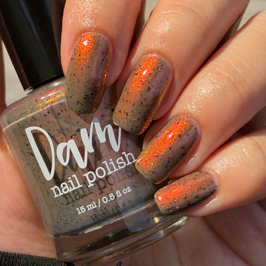 COMING SOON 10/9: Boo-kworm - Gray Nail Polish - Shimmer Nail Polish - Crelly Nail Polish - Falloween Polish Lovers Facebook Group Exclusive 2026