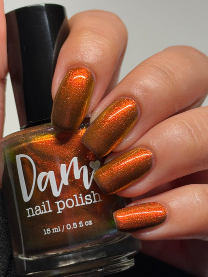 COMING SOON 10/9: Little Firefox - Brown Nail Polish - Shimmer Nail Polish - Pawsitively Polished Facebook Group Exclusive 2026
