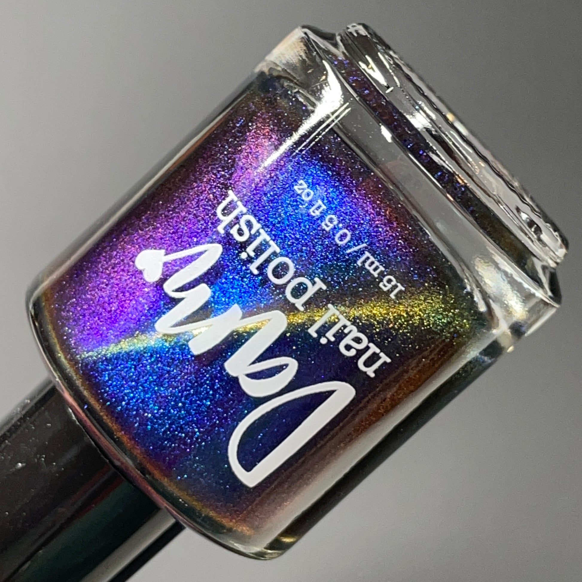 Horse - Blue Purple Magnetic Nail Polish - Multichrome Nail Polish - Chinese Zodiac Collection - Dam Nail Polish