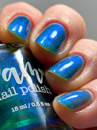 Year of the Snake - Green Shimmer Nail Polish - Lunar New Year 2025 - Dam Nail Polish