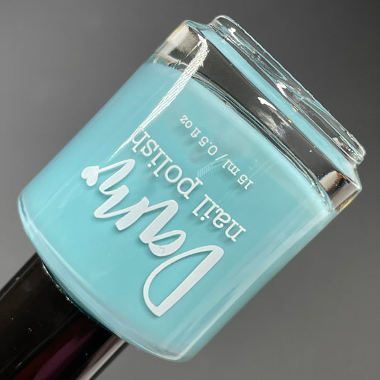 I Wet My Plants - Blue Nail Polish - Cream Nail Polish - Punshine and Petals Collection