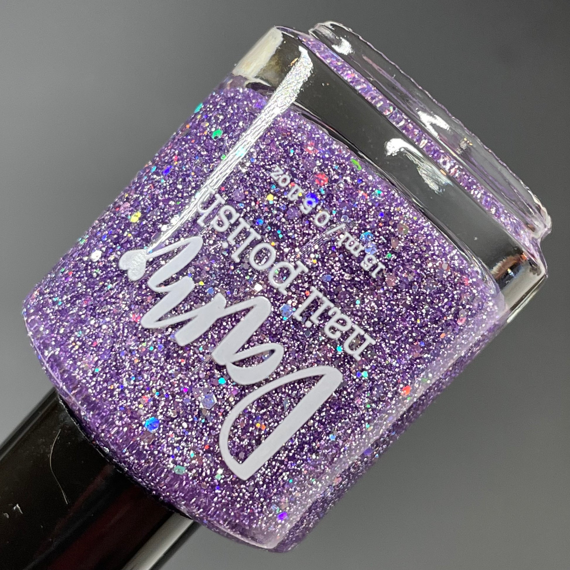 Iris You Were Mine - Cool Purple Nail Polish - Reflective Nail Polish - Jelly Nail Polish - Punshine and Petals Collection - Dam Nail Polish